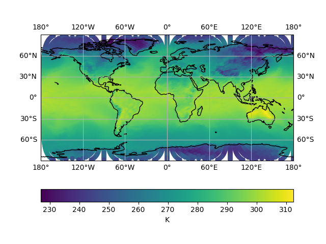 example map plot